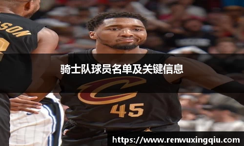 骑士队球员名单及关键信息